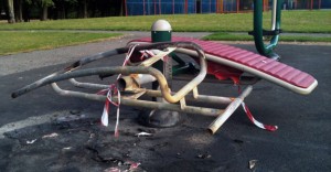 Ashmore Park - Damaged Outdoor Gym Equipment
