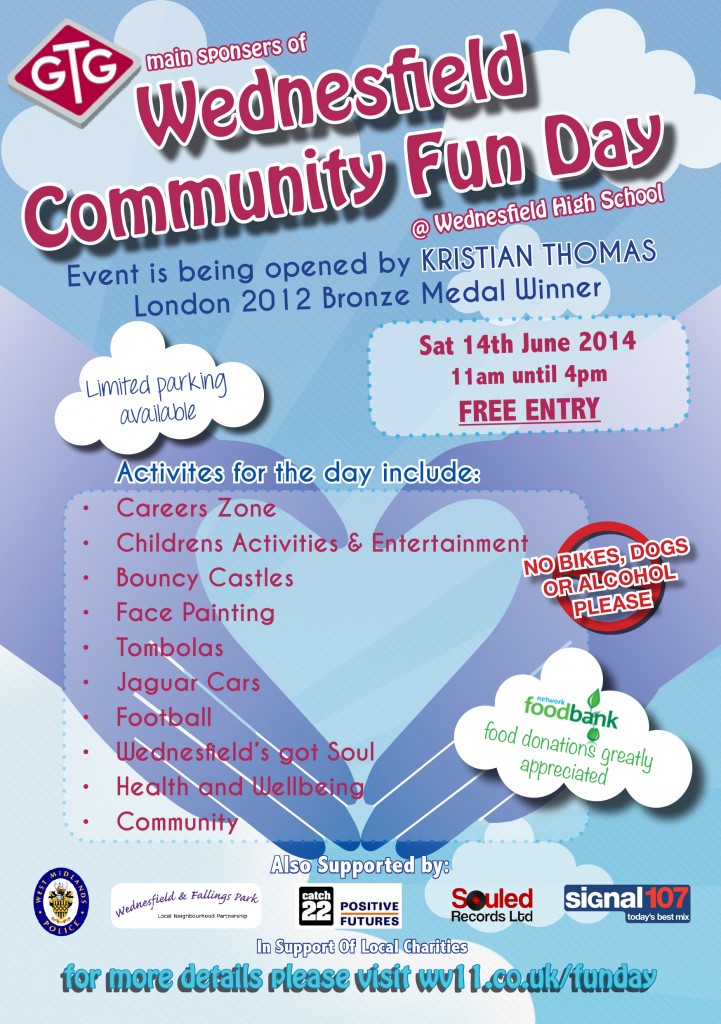 Wednesfield Community Fun Day Flyer